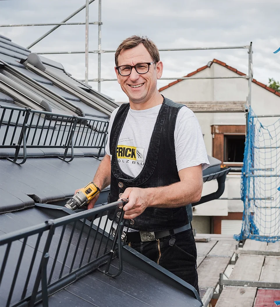 Vorstellung des Familienbetriebs Frick Holzbau auf der neuen Website