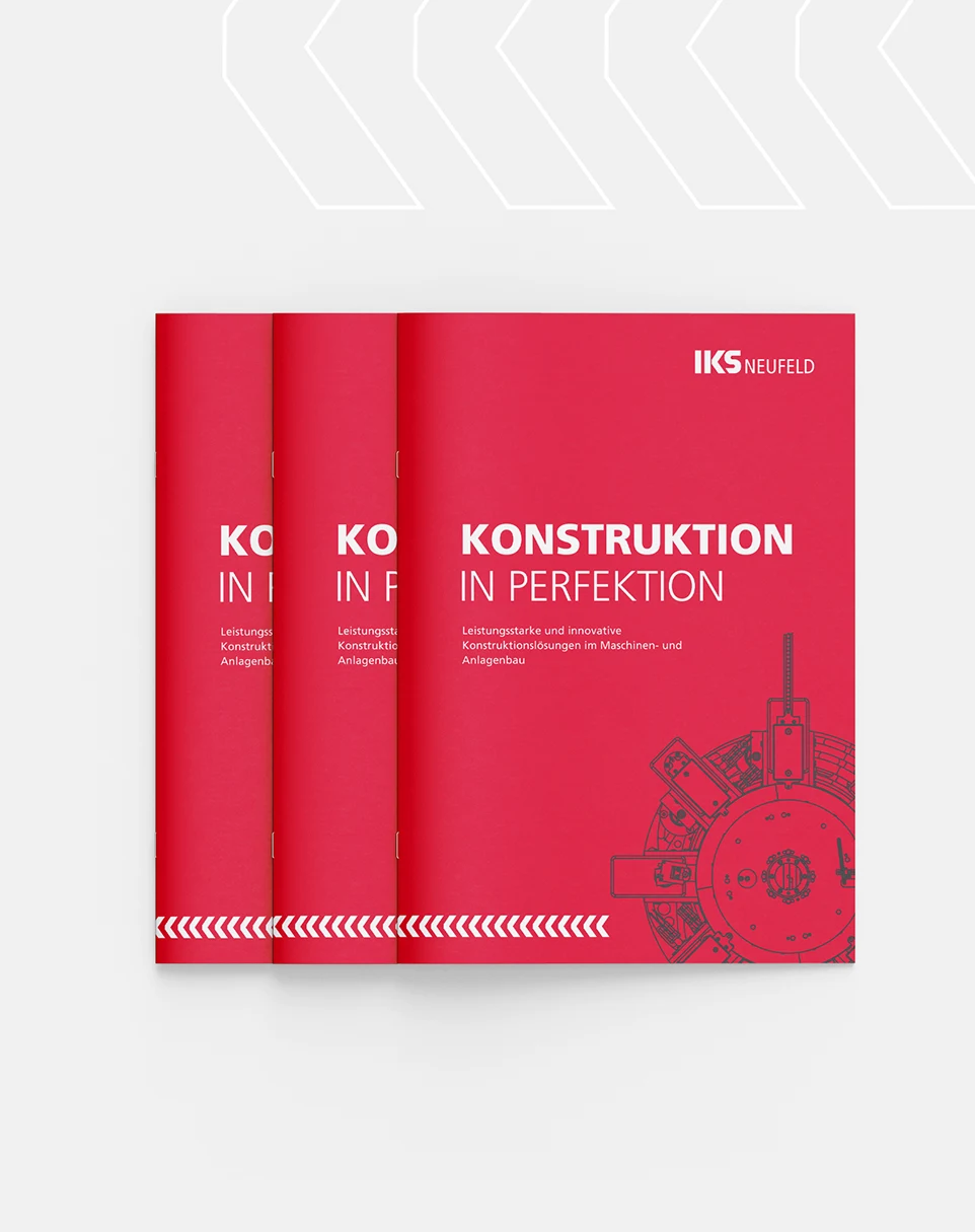 Imagebroschüre und Printmedien für IKS Neufeld Konstruktion – gestaltet von UlrichWerbung