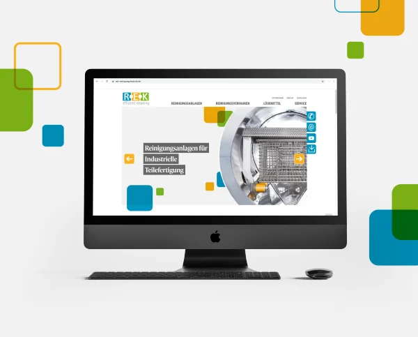 Website-Relaunch, Brand Design und Corporate Design für REK Reinigungstechnik von UlrichWerbung
